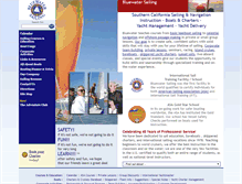 Tablet Screenshot of bluewatersailing.com